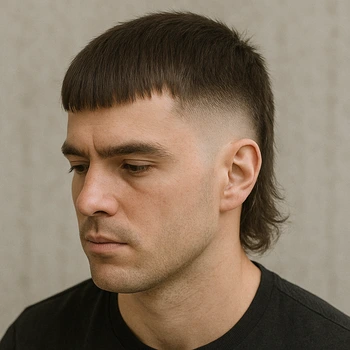 french crop low fade mullet