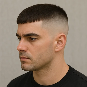 French Crop Skin Fade haircut