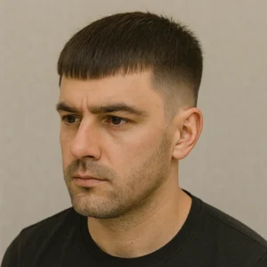 French Crop Straight Hair