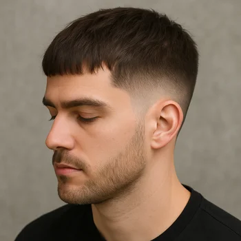 Fringe French Crop Low Fade