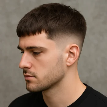 Fringe French Crop Mid Fade