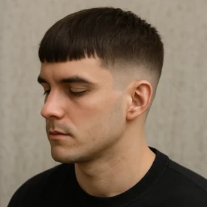 Fringe French Crop Mid Fade