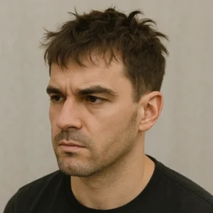 Messy French Crop Haircut