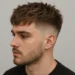 a man with textured french crop haircut