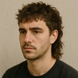 Textured French Crop Mullet