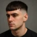 a man having french crop fringe long buzz cut fade