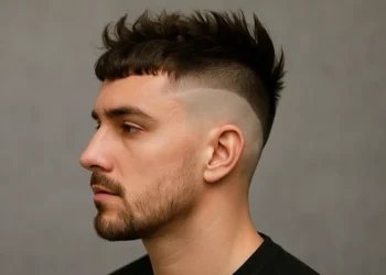 a man have french crop mohawk