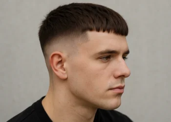 Mid Skin Fade French Crop Haircut