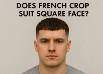 a man with french crop square face