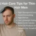 man hair care tips