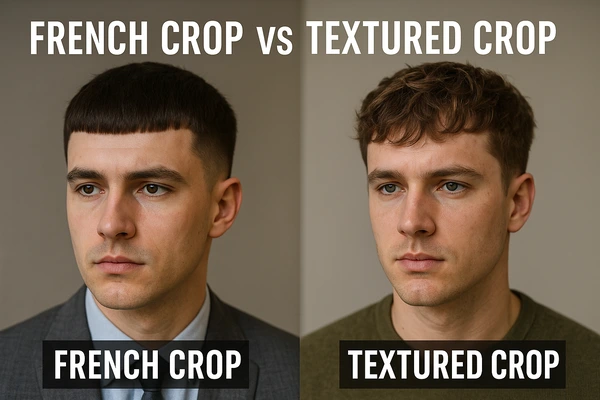 French Crop vs Textured Crop