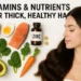 vitamins nutrients for healthy hair