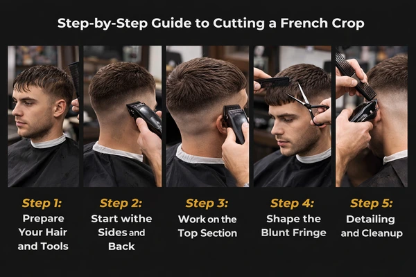 Step-by-Step Guide to Cutting a French Crop with Clippers